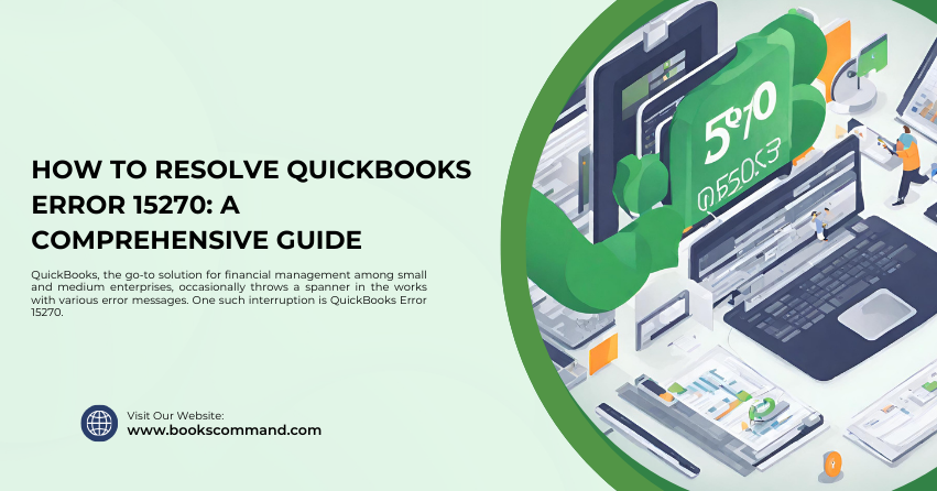 Resolve QuickBooks Error 15270